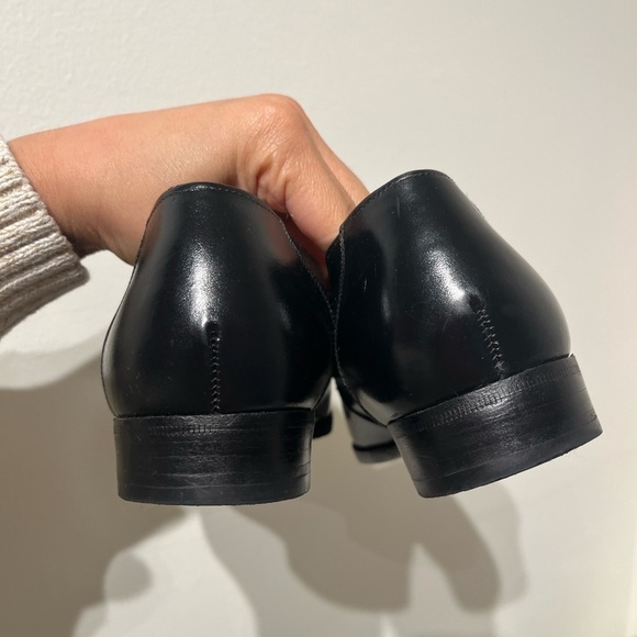 Vintage Hill and Archer Black Leather Loafers Size 6.5 - Picture 5 of 6